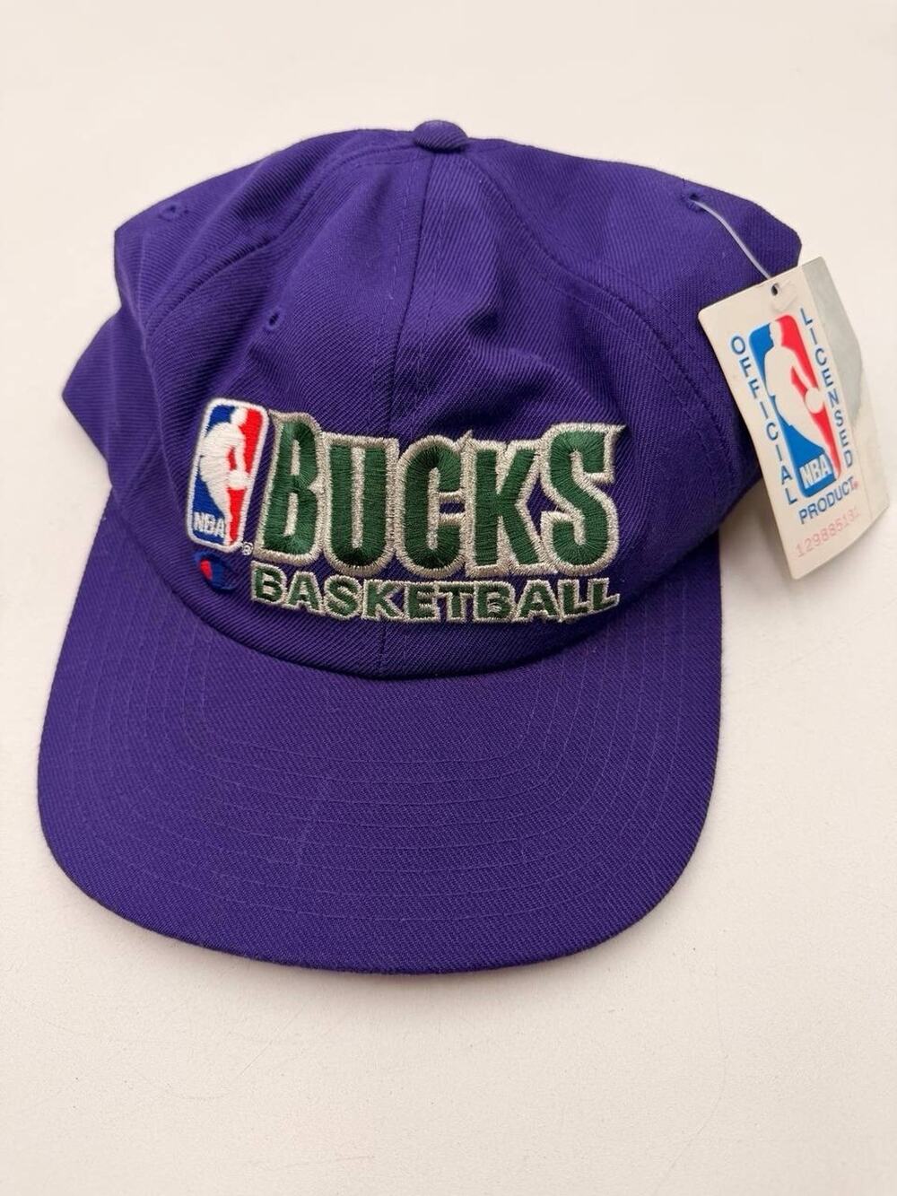 Vintage Rare Milwaukee Bucks 1990s NBA Sports Champion Hat Cap Vtg Snapback
